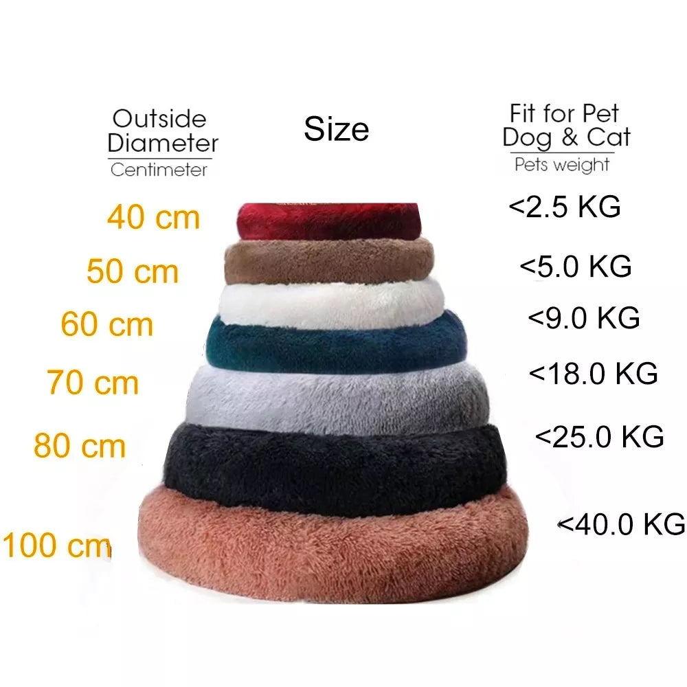 Zen Plush Fleece Pet Bed - Large