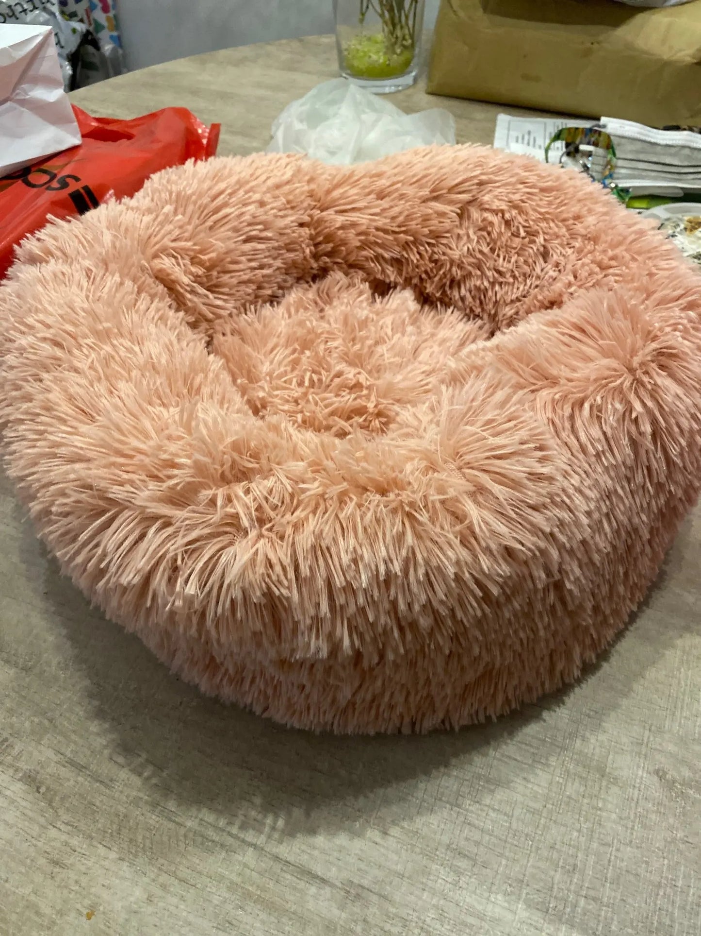 Zen Plush Fleece Pet Bed - Large