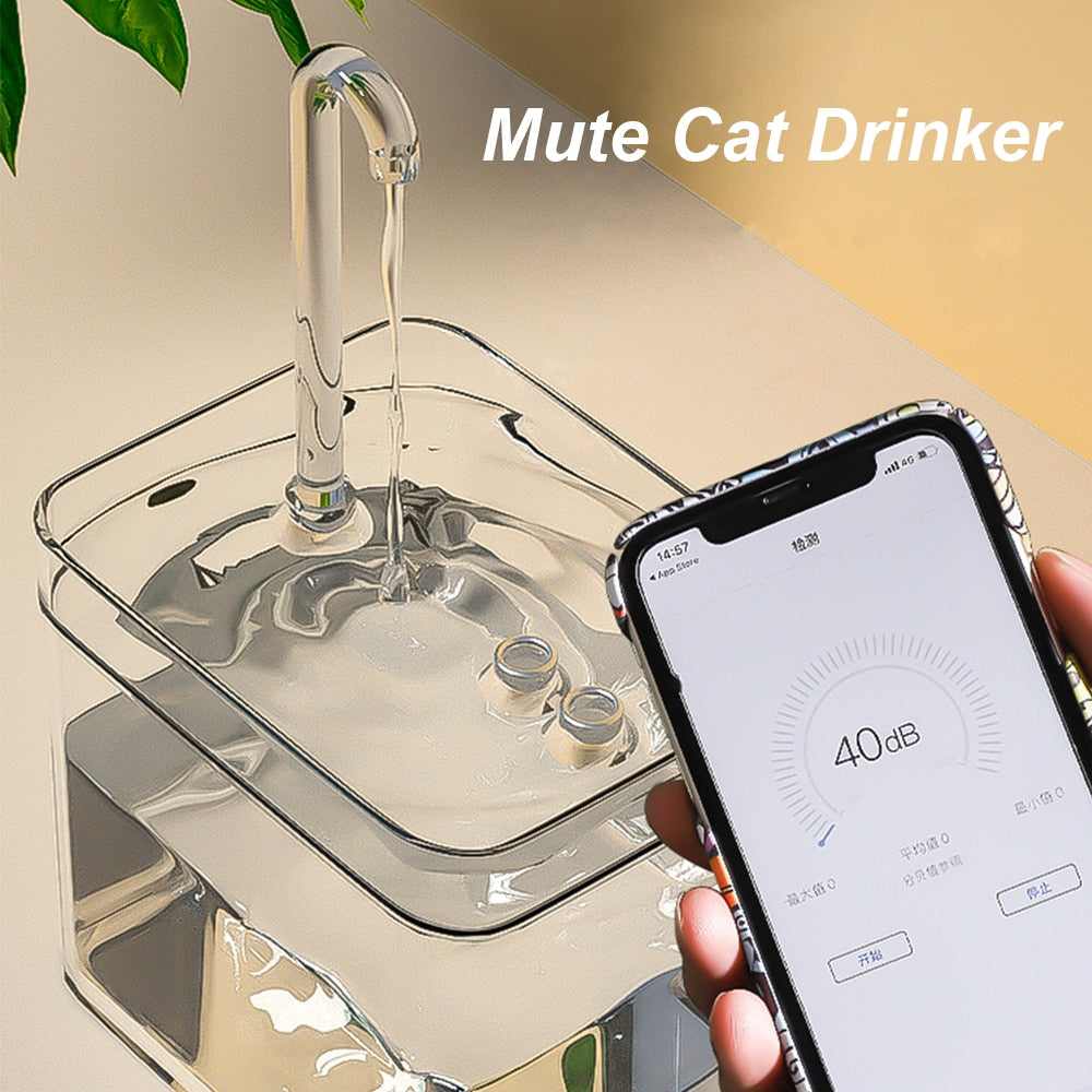 Zen Transparent USB Water Fountain