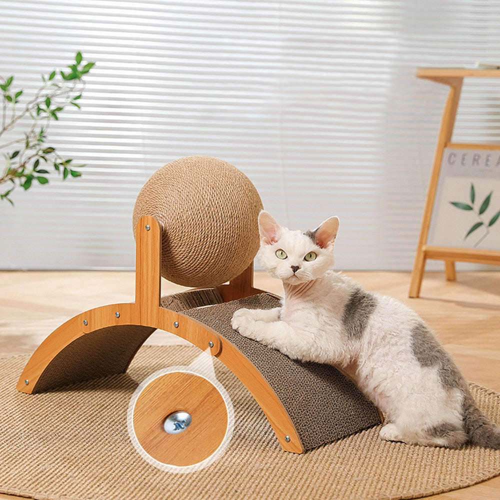 Cat top ramp scratcher